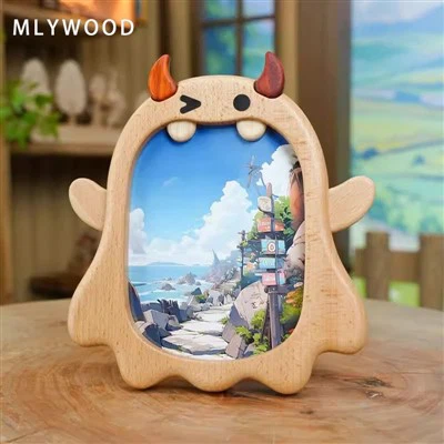 Dýralaga ljósmyndarammi