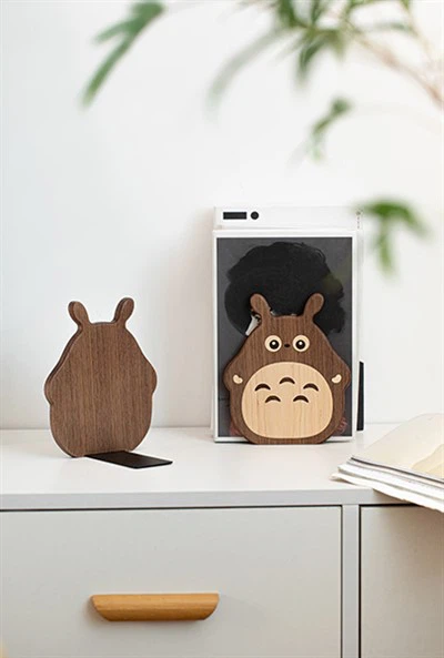 Totoro Wood Bookend